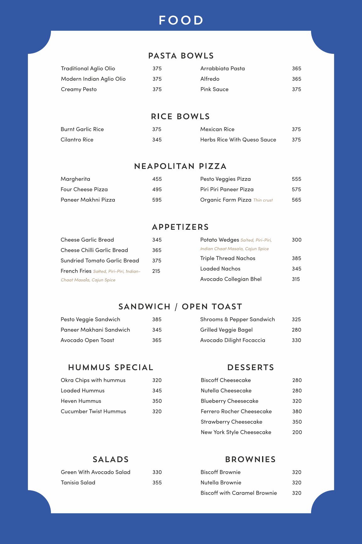 Sorriso Menu Page 3